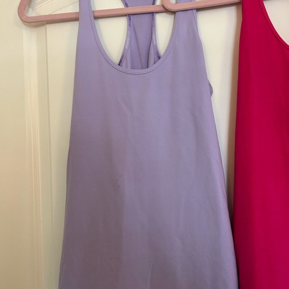 BUNDLE (2) Lululemon Razor Back Tank Tops, Purple/ Pink Size 6 - Picture 3 of 7